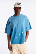 Boxy Studio Tee - Blue