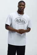 Von Dutch Vintage Logo Short Sleeve Tee - White