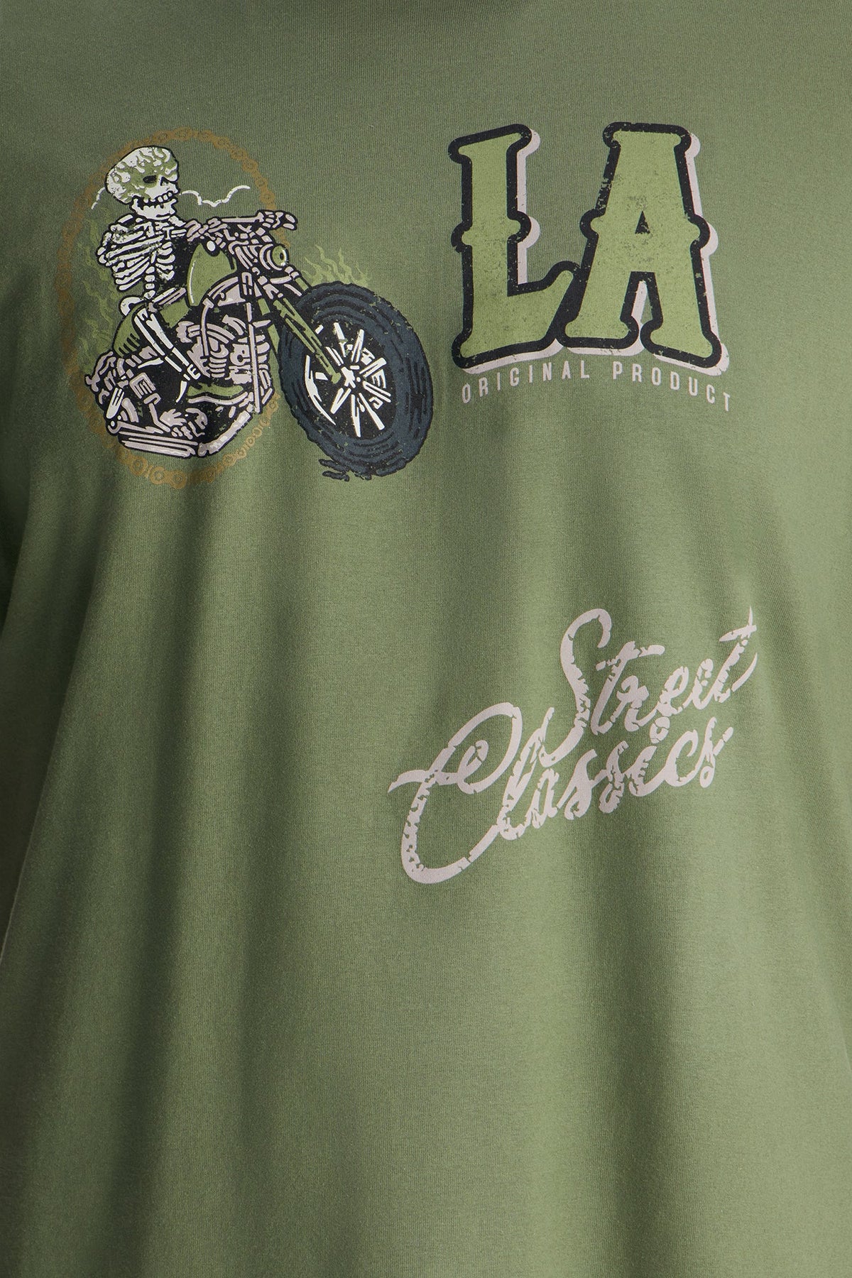 LA Street Classics Short Sleeve Tee - Military Green