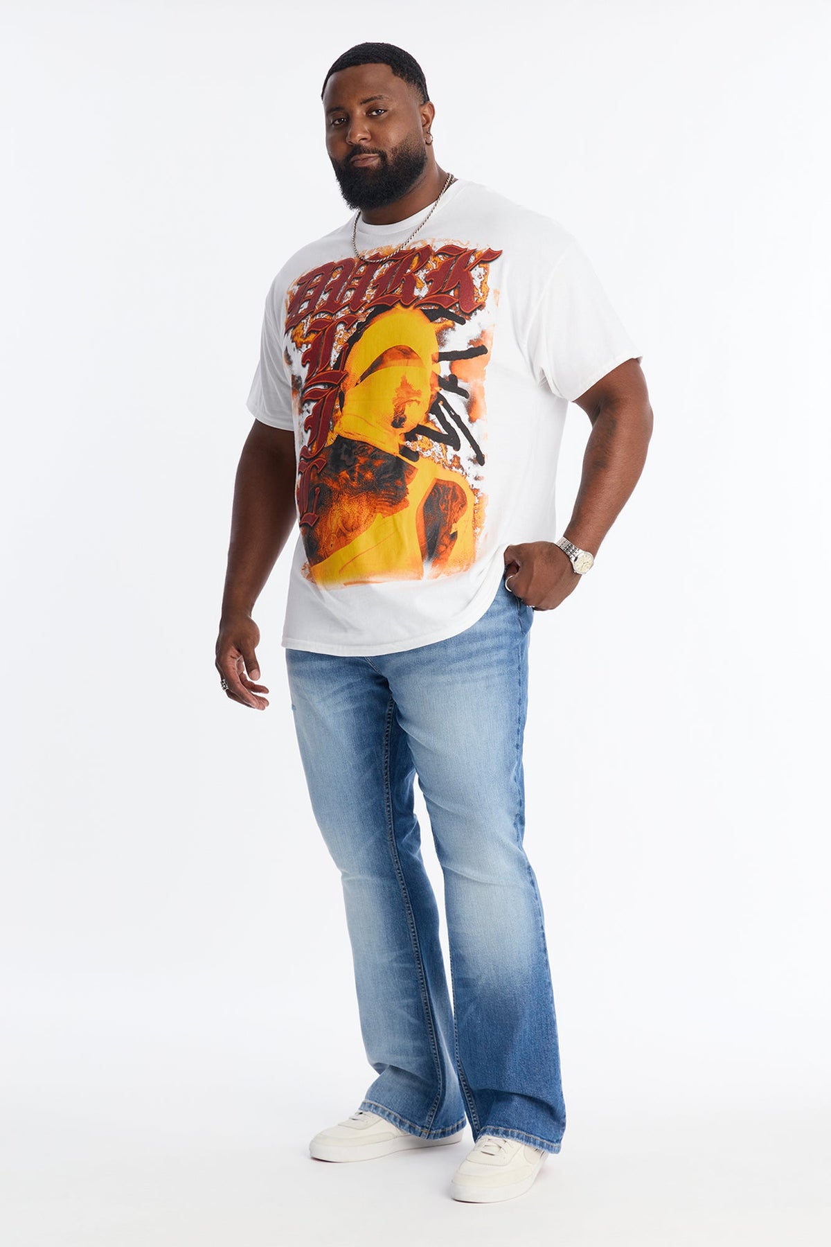 Lil Durk Blessed Short Sleeve Tee - White