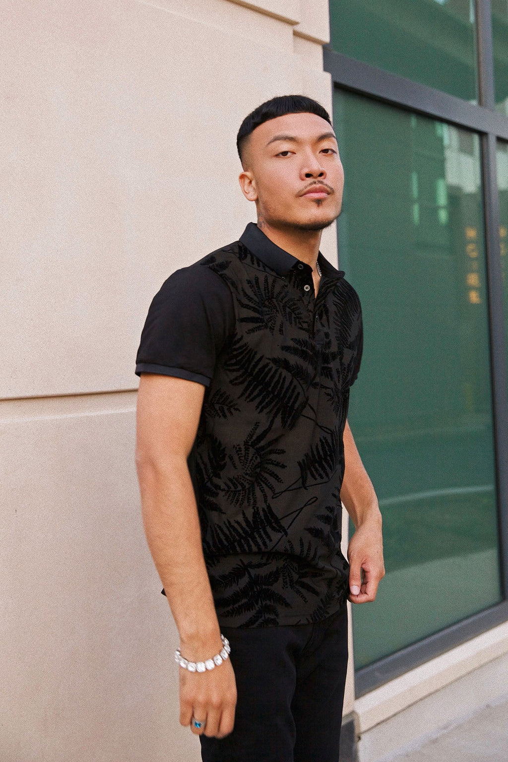 Breezy Short Sleeve Polo - Black