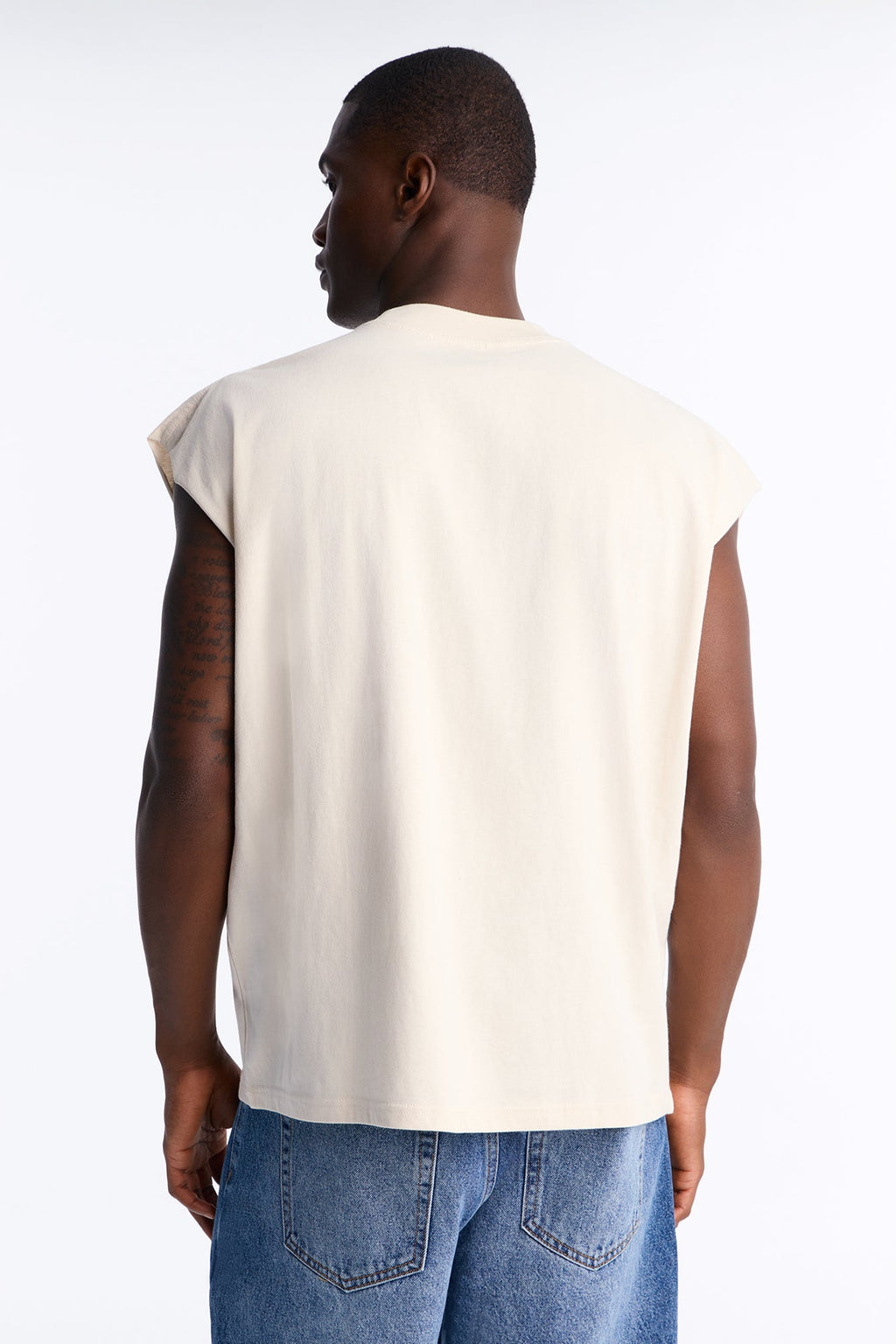 Cookies Half Grade Genetics Oversized Muscle Tee - Cream