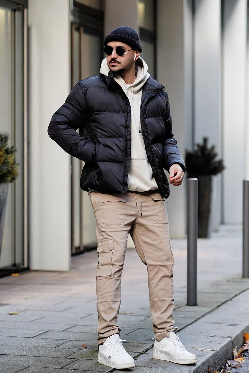 Cadet Utility Slim Cargo Pants - Khaki