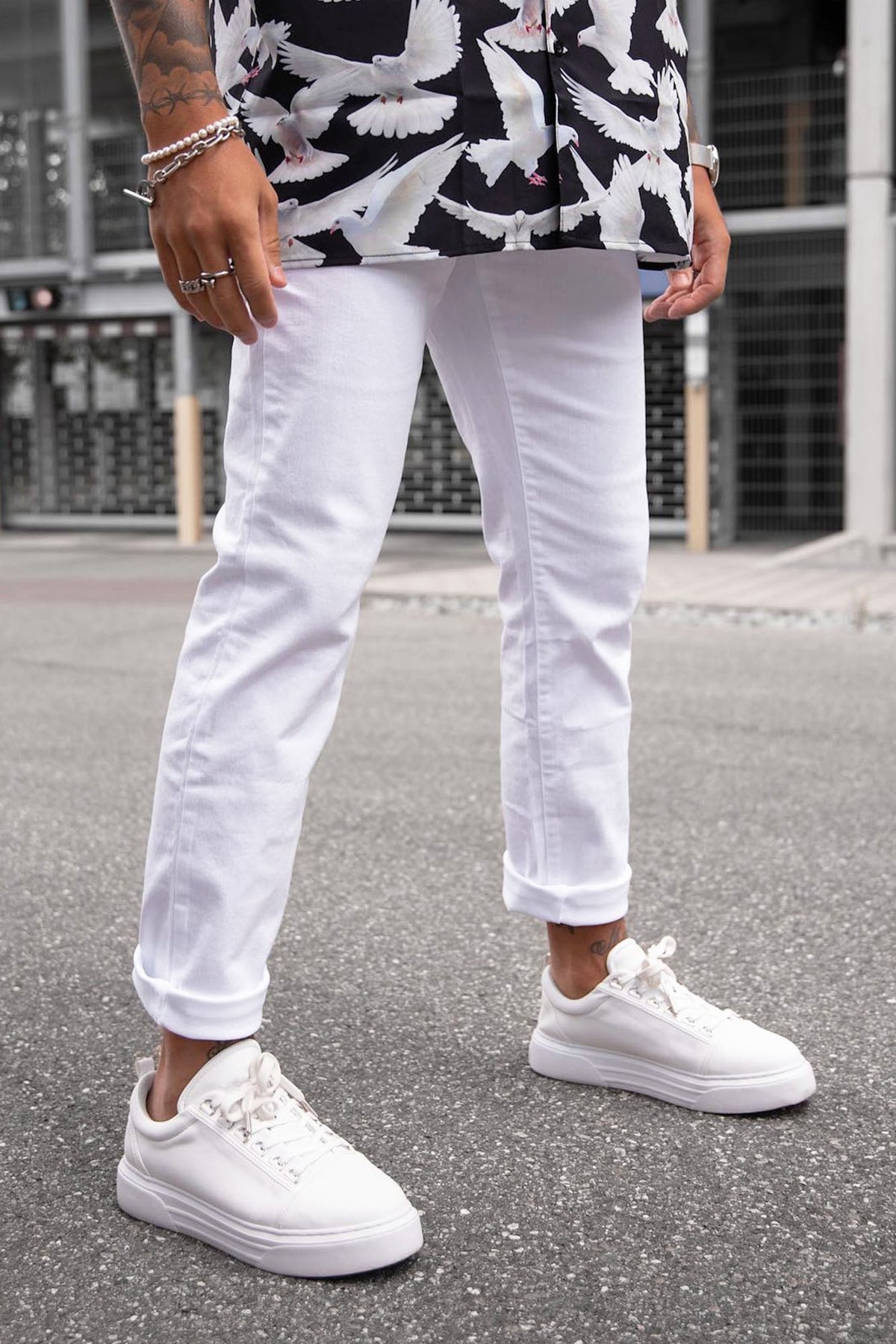 Cornell Slim Jeans - White