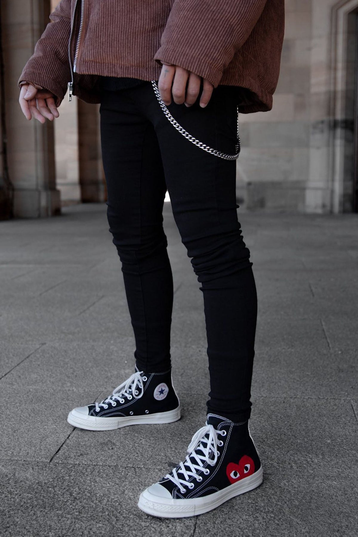 Cornell Stacked Skinny Jeans - Black