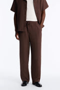 Off Stitch Relaxed Pant - Brown/combo