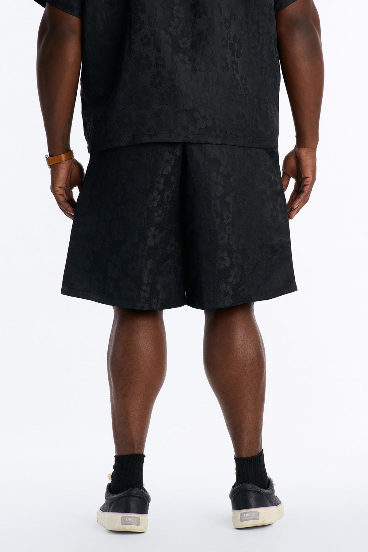 Lotto Floral Relaxed Short - Black