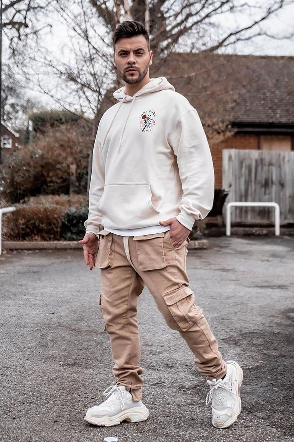 Hunter Slim Cargo Pants - Khaki