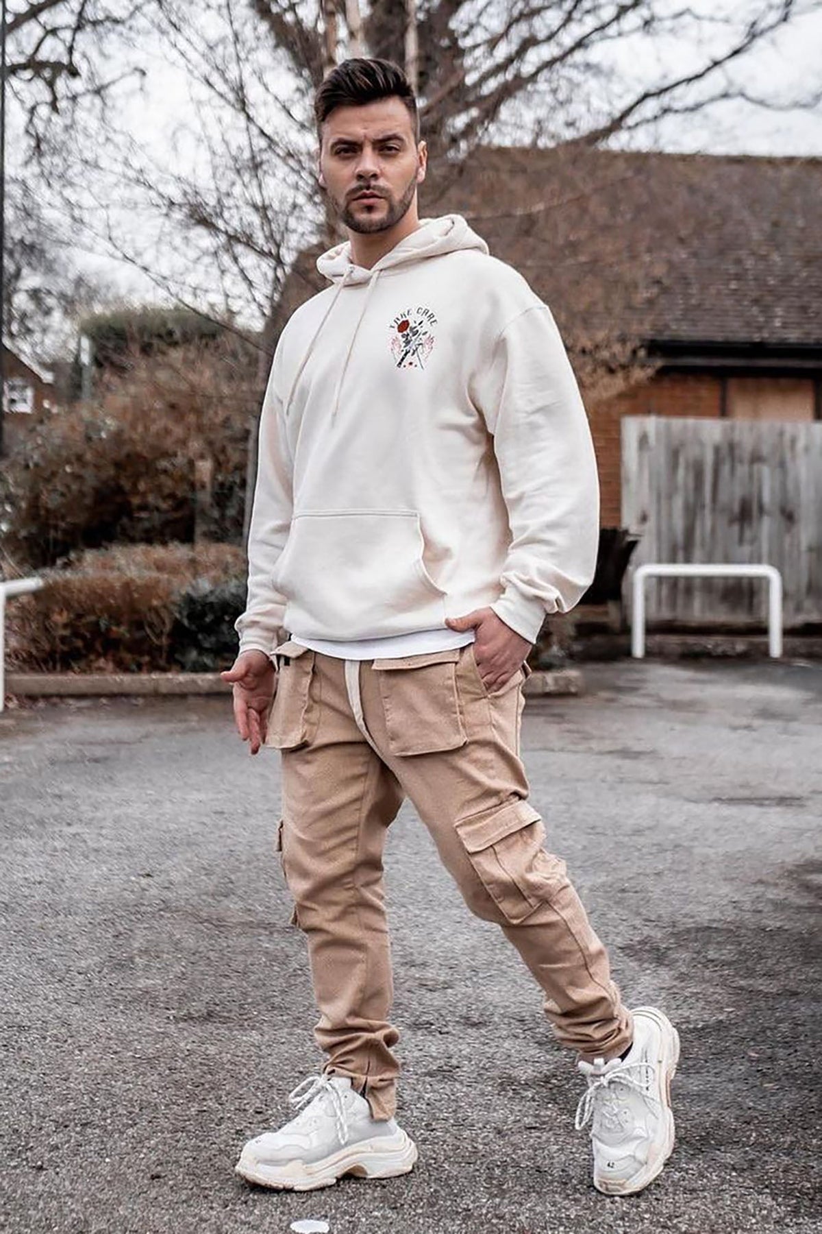 Hunter Slim Cargo Pants - Khaki