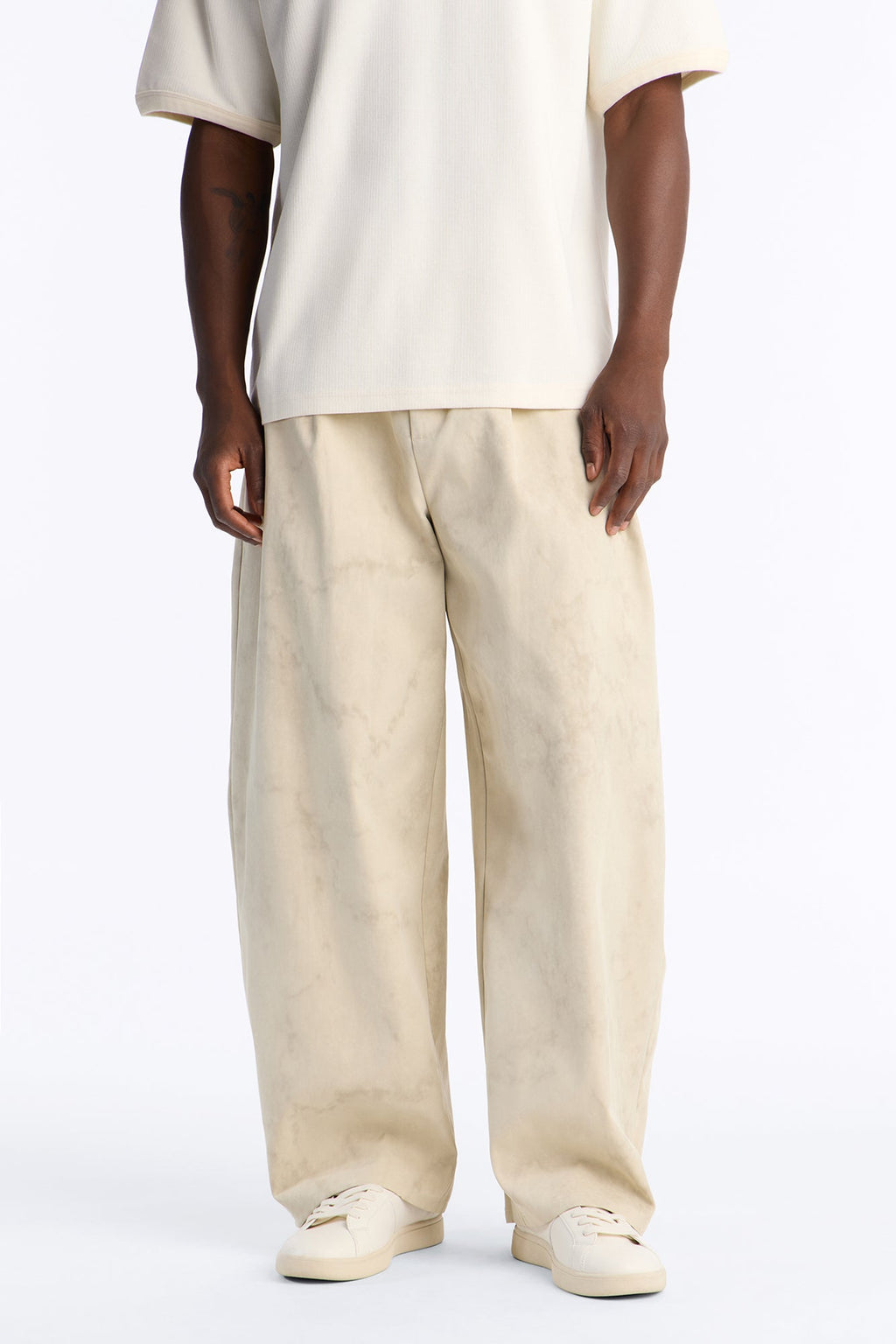 Modern Envoy Baggy Pleated Pant - Tan