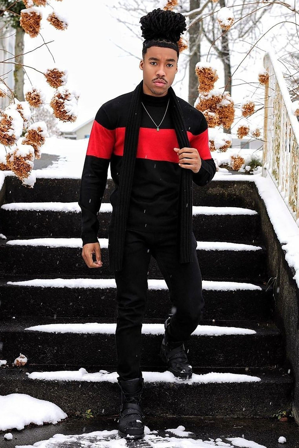 Rodrigo Sweater - Red/combo