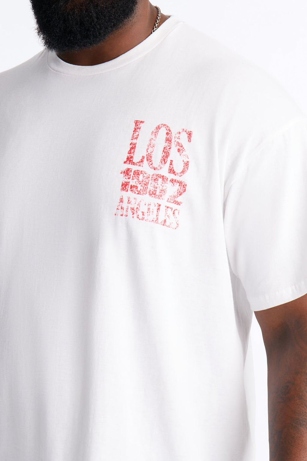 Los Angeles Pain And Protest Short Sleeve Tee - White