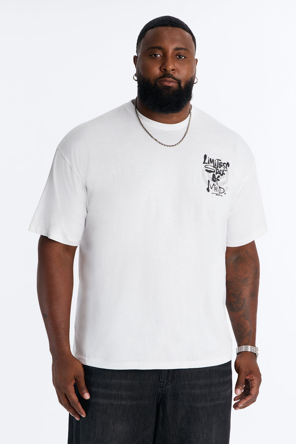 Limitless State Short Sleeve Tee - White