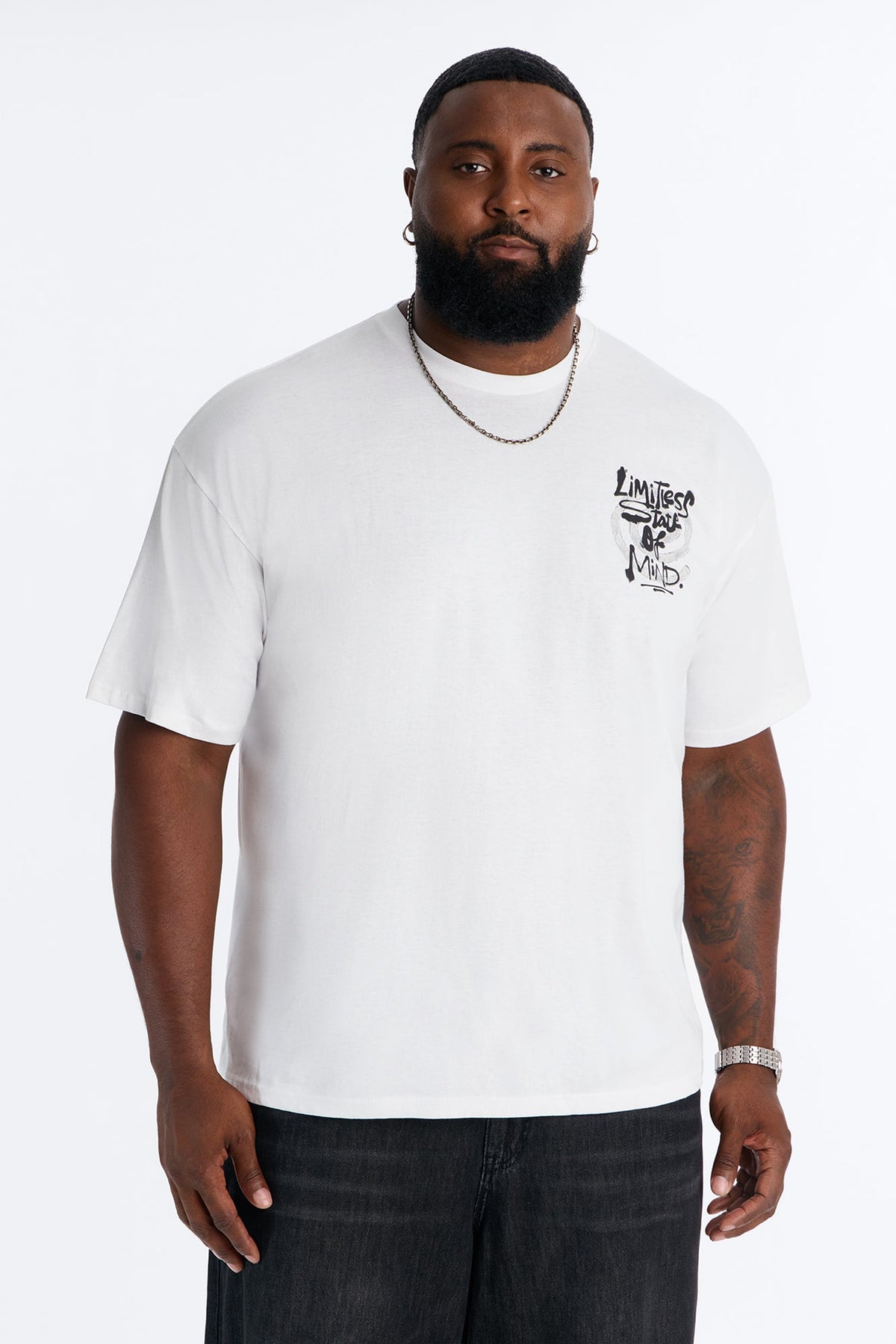 Limitless State Short Sleeve Tee - White