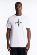 Chaos Cross Oversized Short Sleeve Tee - White
