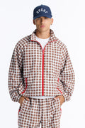 Relaxed Players Club Track Jacket - Brown/combo