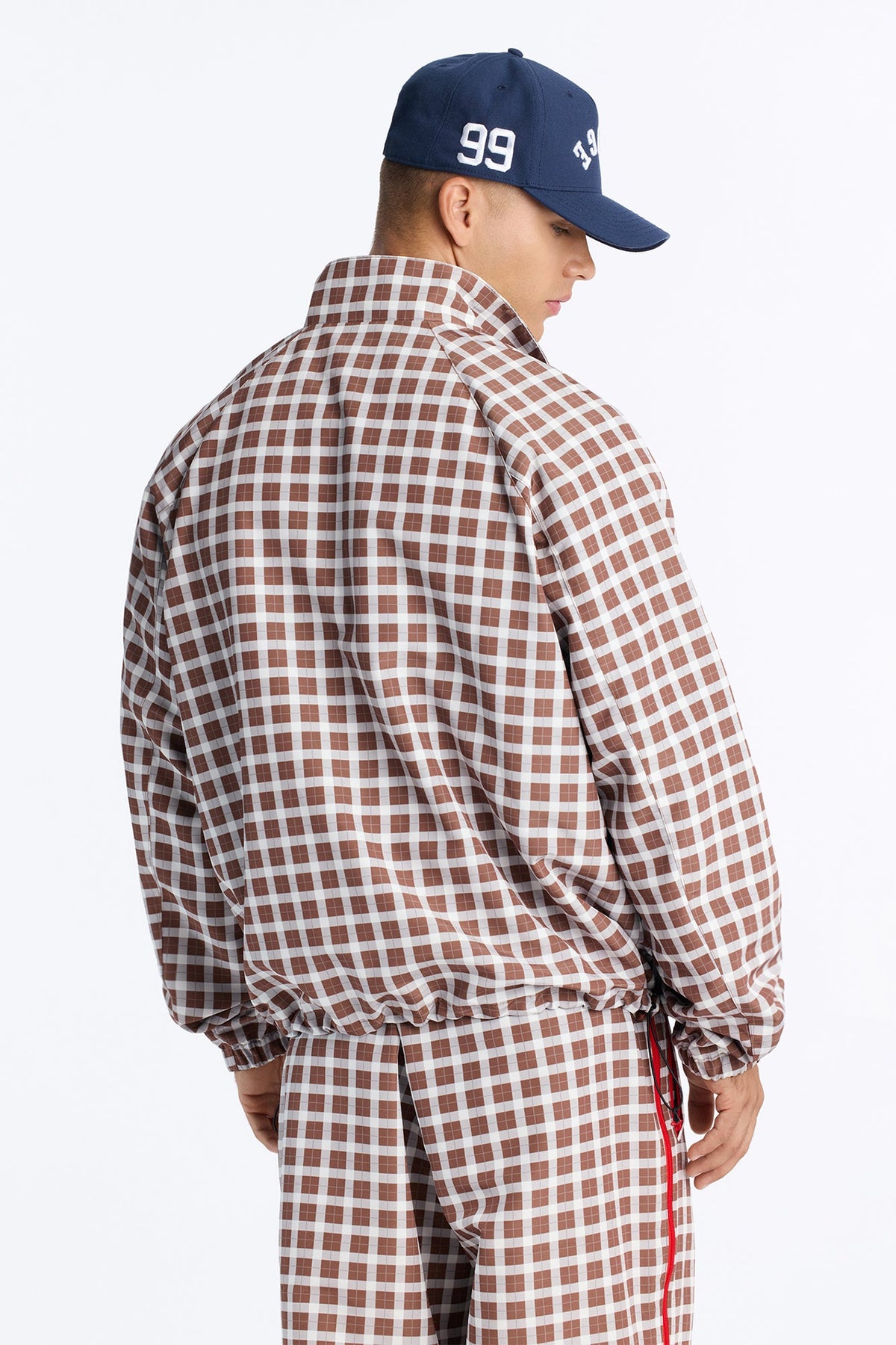 Relaxed Players Club Track Jacket - Brown/combo
