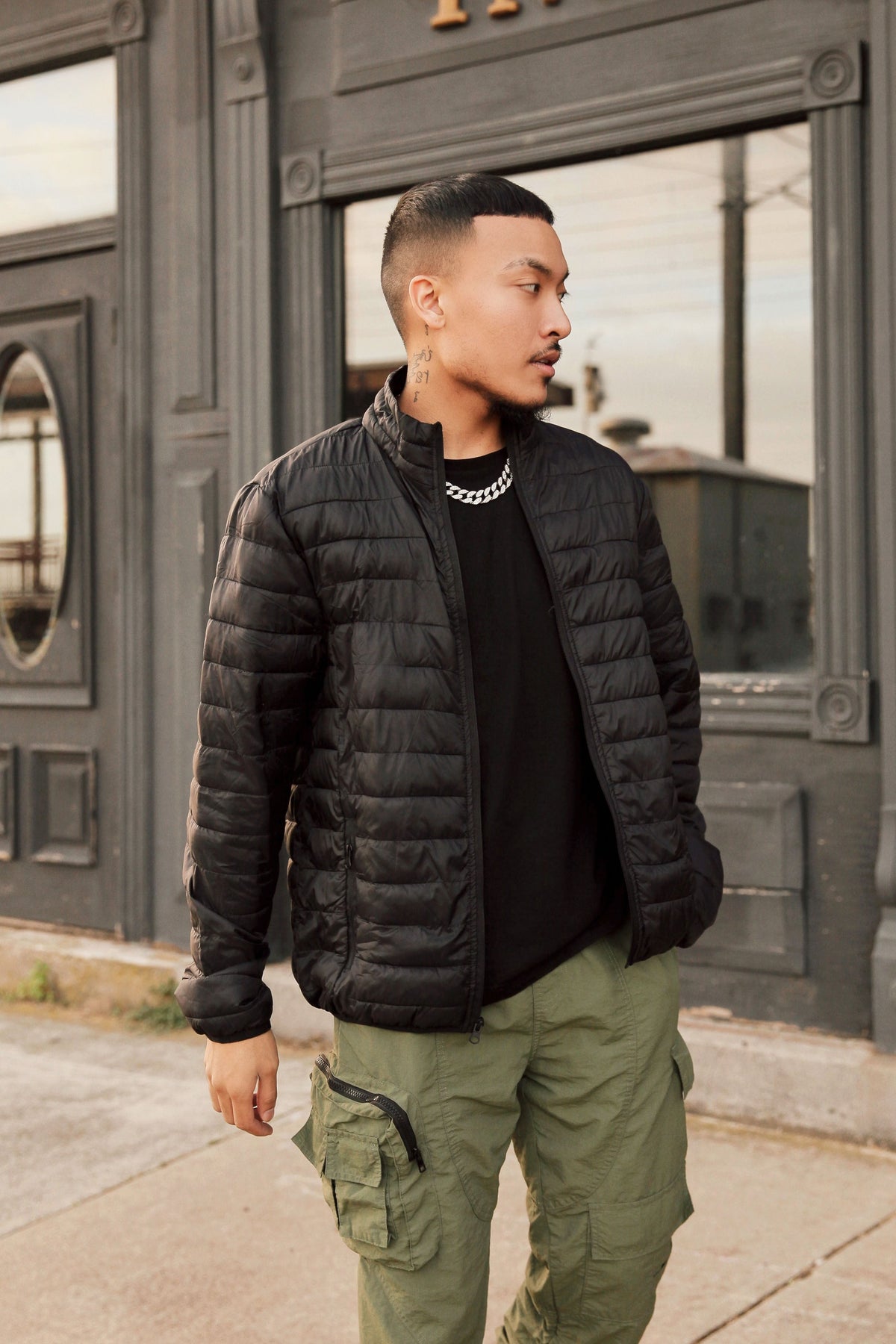 Wesley Packable Puffer Jacket - Black